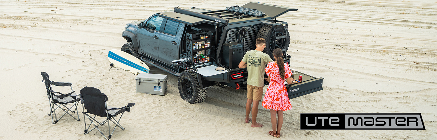 Utemaster TrailCore Tray Canopy Overlanding and 4x4 Beach