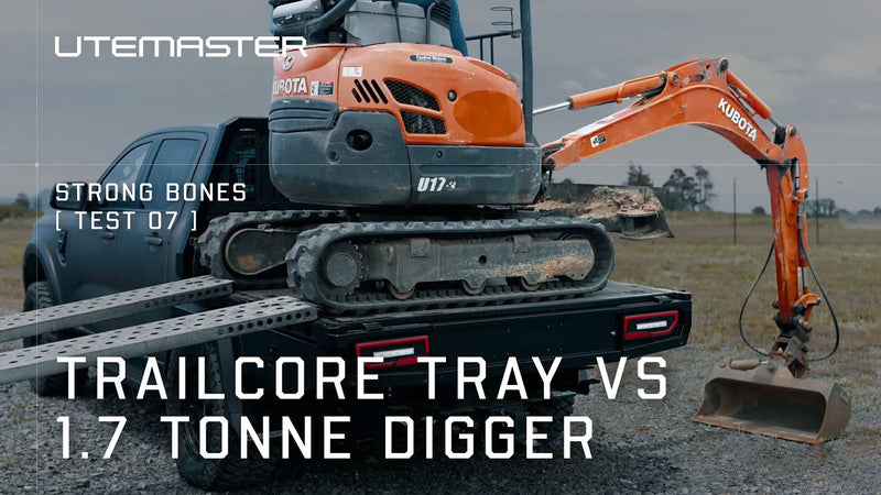 TrailCore Tray vs 1 Tonne Digger