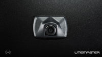 Close-up of the Rear View Camera housing on a Utemaster Centurion Canopy rear door