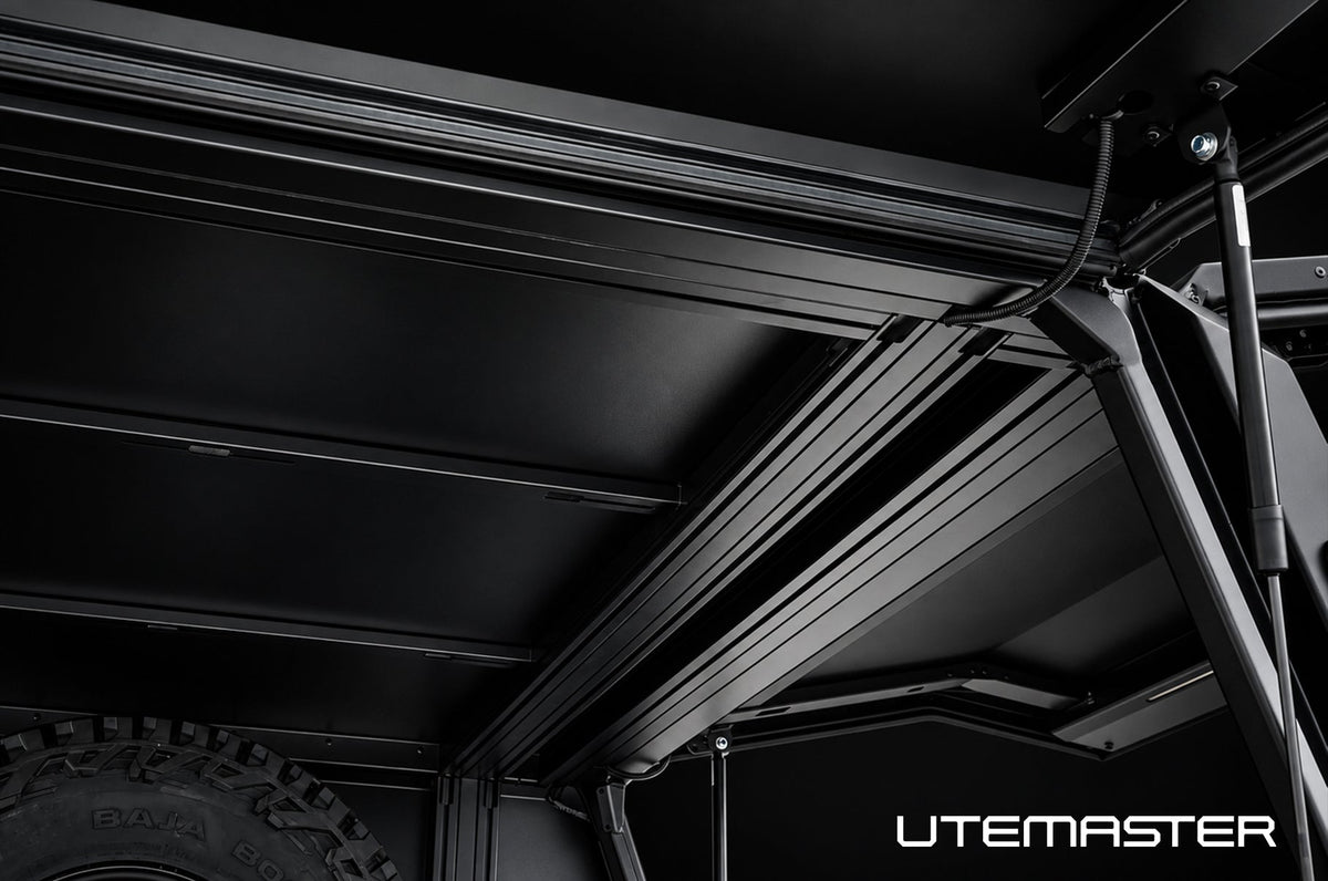 TrailCore Tray Canopy Internal T Track and Aluminium Extursions