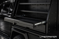Utemaster TrailCore Tray and Full Time Canopy Service Body Internal Drawers