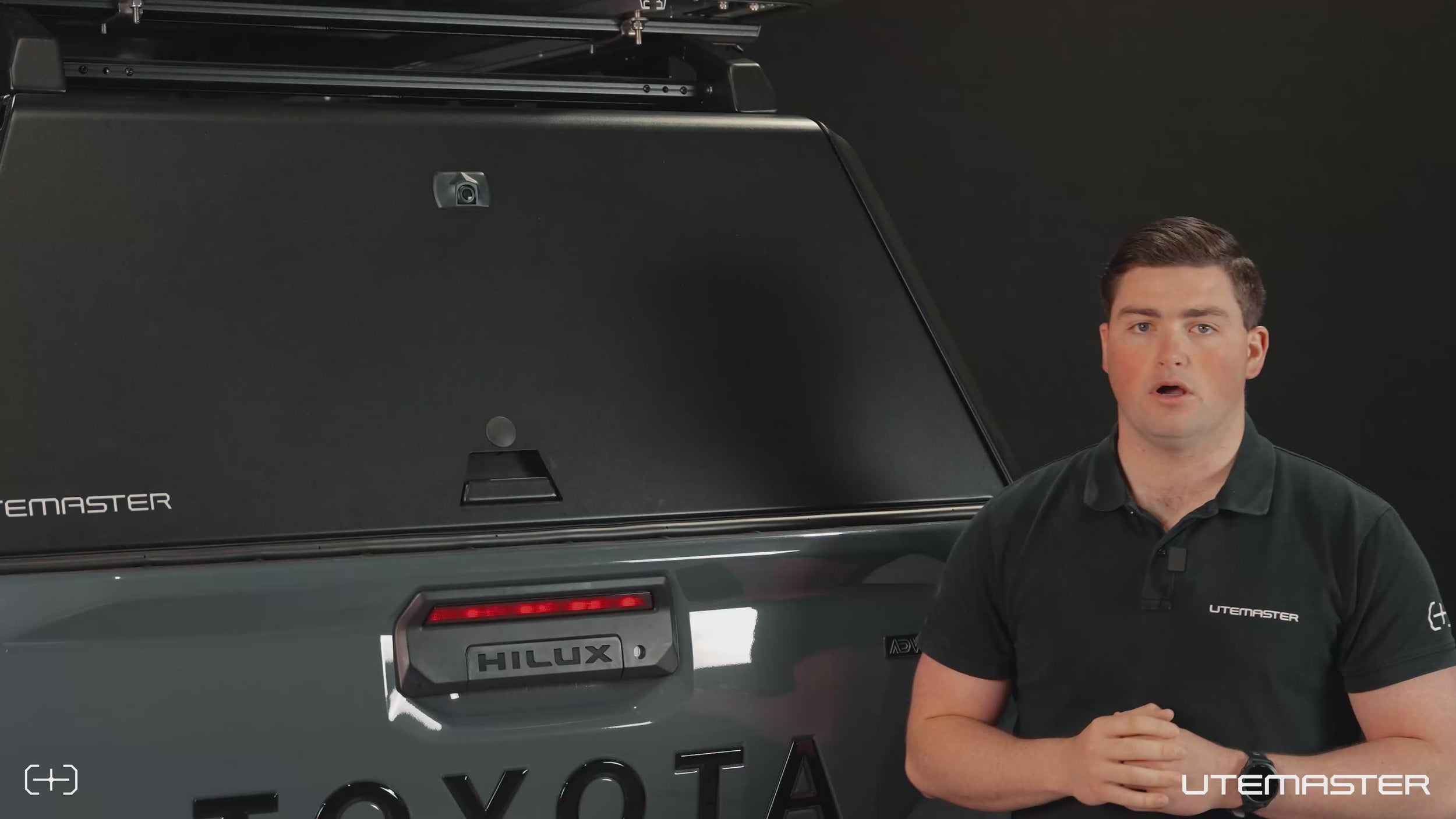 Utemaster explains the Rear View Camera fitted to a Centurion Canopy